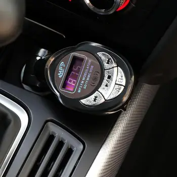 4 in1 Avto MP3 Predvajalnik, Brezžični Oddajnik FM Modulator USB SD CD-MMC Daljinsko vgrajeni Stereo Brezžična Transmitt Avto MP3 Playerer