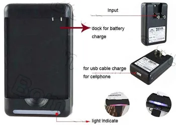 Baterija dock polnilec za LG V10 Usb Wall Potovanja Dock Adapter Za LG V10 H968 H961 F600 H961N H900 BL-45B1F dock polnilnik
