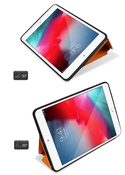 X-Ravni PU Usnja Flip Case Za iPad Mini 2019 Shockproof Stojalo Smart Tanke Cover za iPad Mini 4 чехол 7.9