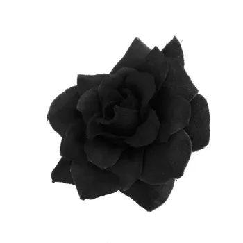 50 kos Svilenih Vrtnic Umetno Posnetke Poroke Poroka Dekoracija Cvet Glave (black)