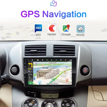 Android enota Za Toyota RAV4 Rav 4 2007 - 2011 Avto Radio Večpredstavnostna Video Predvajalnik Navigacija GPS 2 din dvd z BT WIFI FM