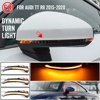 2X Dim LED Dinamični Ogledalo Blinker Luči Obrnite Signalna luč Za Audi TT TTS TTRS MK3 8S-2020 Za Audi R8 2016-2020