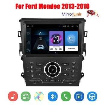 7 Palcev 2 Din avtoradia FM/RDS GPS, WIFI MP5 Predvajalnik z Android 9.1 za Ford Mondeo Fusion obdobje 2013-2018