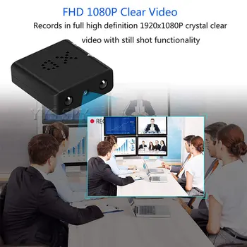 Najmanjši Mini Kamera 1080P Full HD Video kamera IR Cut Night Vision Zaznavanje Gibanja Mikro Kamera Kamera Espia Skrivnost Kamere
