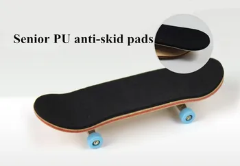 [Zabavno] DIY Strokovno Javorjevega Lesa Prst Skateboard Nikljevih Zlitin Stentov Nosijo Kolesa Fingerboard Odraslih Novost Postavka Otrok Igrača