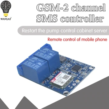 2-Kanalni Relejni Modul SMS GSM Daljinski Nadzor Stikalo SIM800C STM32F103C8T6 Toplogrednih Kisika Črpalka
