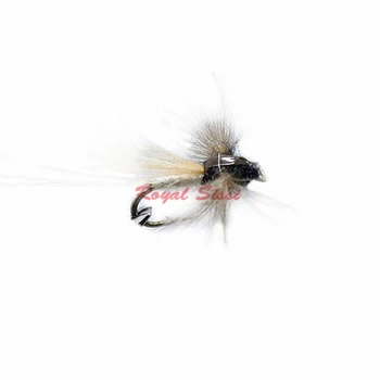Royal Sissi ročno vezane 6pcs/polje 14# mayfly preživel CDC pero mayfly odrasle muhe drake emerger suhe muhe, muharjenje insektov, muh