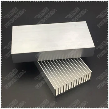 2 kosa 100x50x17MM gostih zob tip radiator iz aluminija radiator/fan radiator čip radiator