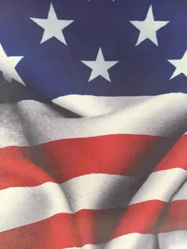 ZDA nacionalne države Ameriško zastavo z velikim orel logo napise Z Belimi Rokavi Kovinski Grommets