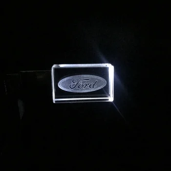 Ford Avto Logotip Kristalno Pogon USB flash drive pendrive 4GB 8GB 16GB 32GB 64GB 128GB Externe po Meri Logo memory stick u disk