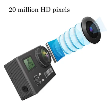 Comfast Ultra HD 4K WIFI delovanje fotoaparata potapljanje 30 M nepremočljiva Športnih DV kamera s kamero vrečko/daljinski upravljalnik PK H9R