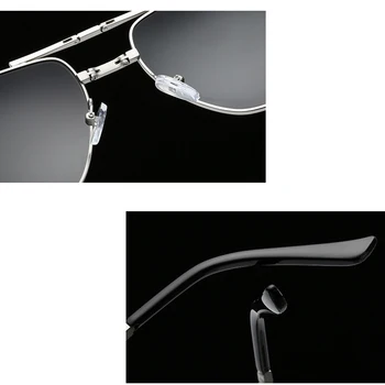 Zložljivi Pilotni Sončna Očala Moških Polarizirana Modne Blagovne Znamke Oblikovalec Letnik Zložljive Sončne Očala Za Moške Oculos Gafas
