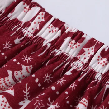 Družina Pižamo Sleepwear moških Božič Obleke Komplet hlače pajama rdeče pozimi pijama hombre 2-delni set d91116