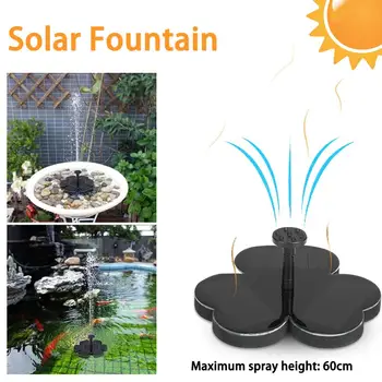 1.5 W Mini Solar Powered Vodnjak Vrt, Ribnik, Bazen S Solarnimi Plavajoče Vodnjak Na Vrtu Okrasni Vodnjak