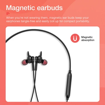 SANLEPUS Slušalke Brezžične Slušalke Bluetooth Slušalke Šport Hi-fi Slušalke Neckband Čepkov Z Mikrofonom Za Xiaomi Android