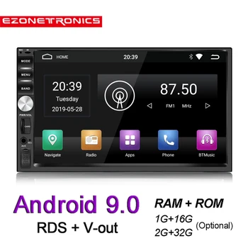 2Din Avtomobilski Stereo sistem GPS 2G+32 G Avto Multimedia Player Android 9.0 Bluetooth Glasba, Audio Video WiFi 7 palčni Zaslon na Dotik SD USB RDS CSD