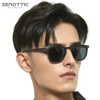 ZENOTTIC Retro Kvadratnih Polarizirana sončna Očala Moški Športni Vožnjo sončna Očala blagovne Znamke Oblikovalec UV400 Zaščito Buljiti Odtenki Očala