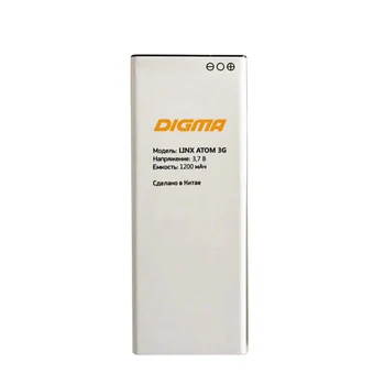 Novo LINX ATOM 3G baterija Za Digma ATOM 3G Mobilnega Telefona, baterije