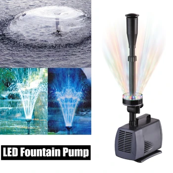 40W/45W LED Utripajoča Luč Potopne Vodna Črpalka Črpalka za Vodnjak Vodnjak Maker Rib Ribnik, Vrt, Bazen 220V