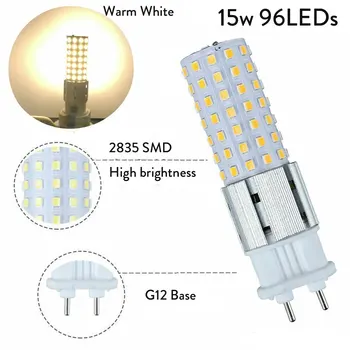 G12 LED Žarnice 15W LED 96LEDs Žarnica 150W G12 Žarnice Zamenjava Luči LED Corn Žarnice za javno Skladišče