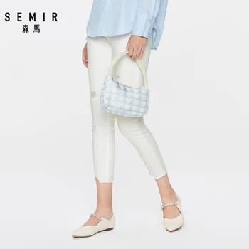 SEMIR hlač ženske 2020 pomlad nov vitek noge korejskem slogu trendy bombaž luknjo design stare hlače