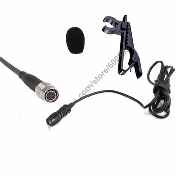 MICWL Pro Lavalier River Črna Kondenzator Mikrofon Mikrofon za Audio Technica Brezžični Bodypack Oddajnik Hirose 4-Pin Plug