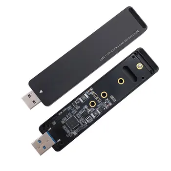 USB 3.0, da NVME M-tipko M. 2 NGFF SSD Zunanje PCBA Conveter Adapter s Flash Disk Primeru, Črna