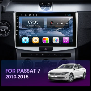 JMCQ Za VW Volkswagen Passat B7 B6 2010-Android 9.0 avtoradio 2 din Split Zaslona 10