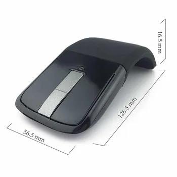 Zložljivi Bluetooth Arc Touch Miška Optični Zložljiva Računalnik Miši Z Bluetooth 4.0 BT družbene odgovornosti 4.0 Adapter za Microsoft PC