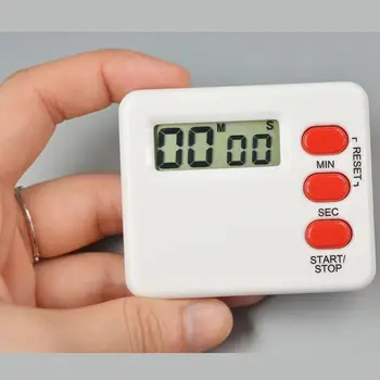 Prenosni Kuhinjski Timer Odštevanje Ostali Digitalni 99 Minuto Šport Študija LCD Ura Mini WFAU