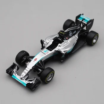 Bburago 1/43 1:43 W07 Benz No6 Nico Rosberg F1 Avto Diecast Prikaz Modela Igrača