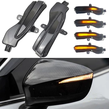 LED Luči Dynamic Vključite Signal Strani Ogledalo Blinker Indikator Za Mazda CX-3 CX3 2016-2019 CX-4 CX-5 CX5 2016 2016.5 Facelift