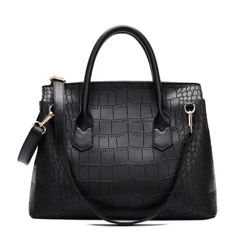 2019 nove ženske vrečko luksuzni visoko kakovostnih klasičnih krokodil vzorec torbici, velike zmogljivosti, ramenski messenger bag torbica