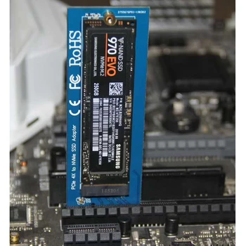 NGFF M. 2 M Ključ za kartico PCI Express Širitev Kartico Pretvornik PCIe 3.0 4X NVME SSD Adapter Za Namizni RAČUNALNIK Podporo 2230 2242 2260 2280