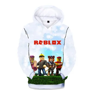 Fantje Hoodies Robloxing Risanke 3D Tiskanje Baby Dekleta Sweatshirts T-shirt Modi Nove Priložnostne Bombaž Puloverji Otroci Oblačila