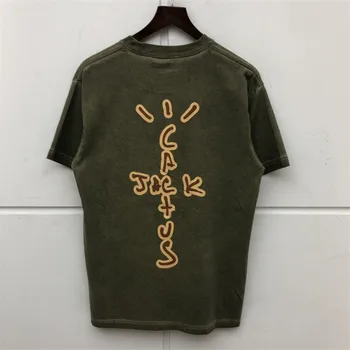 Travis Scott Cactus Jack Najvišji V Sobi Majica s kratkimi rokavi Moški Ženske Travis Scott ASTROWORLD T-shirt Tees