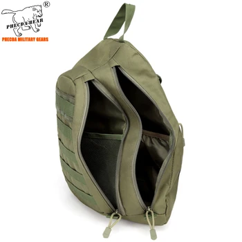 Trajne zunanji cross-body bag a-tac fg prikrivanje taktično prsih vrečko 10 l vojaške zanko vrečko multi-funkcijo lov obseg vrečko