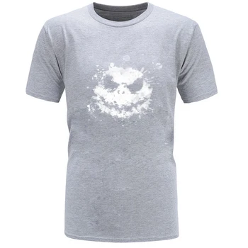 Jack Splash Nočna mora Pred Božičem Kosti Lobanje Moški Tshirt Bombaž Udobno Top majice Mens Hallowmas T Shirt Nova