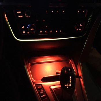 Sobne Luči Za BMW F30 F32 Avto Notranje zadeve Centralni Nadzor Armrest Polje Razsvetljavo Krasijo Pepelnik Vzdušje Dekorativna Svetila Svetilka