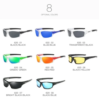 DUBERY blagovno Znamko Design Moške Polarizirana Očala Črna Voznik sončna Očala UV400 Odtenki Retro Moda Sonce Stekla Za Moške Model 620