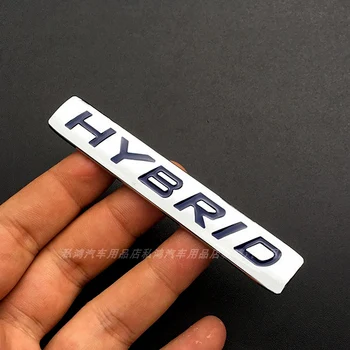 3D Metal HIBRID Značko Nalepka Simbol Nalepke Avto Styling Za Honda, Nissan Hybrid, Civic Fit Jazz CRV Soglasju Odyssey Dodatki