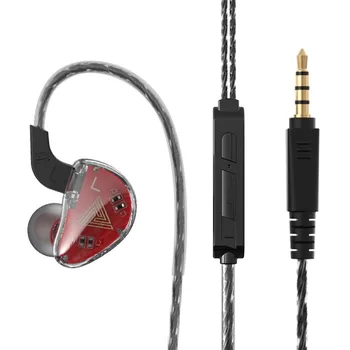 QKZ AK9 šumov Heavy Bass Čepkov 3,5 mm Žično Kovinskim Slušalke Športne Hifi Glasbeni Slušalka za Mobilni Telefon