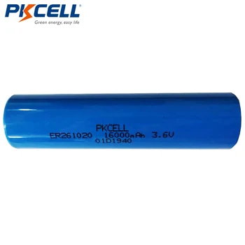 20Pcs/veliko PKCELL ER261020 16000mAh 3,6 V Litij Baterija Li-SOCl2 Visoko Izpraznjenju Baterije za električne meter računalniške podpore moč