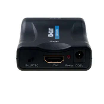 HDMI ZA SCART Video Scaler Pretvornik High Definition Sprejemnik TV DVD-Audio, High End Pretvornik Plug And Play Ne Zahteva Pogon