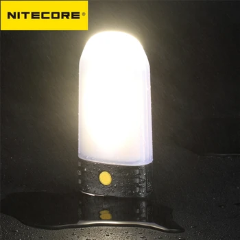 Original Nitecore LR50 svetilka EOS USB Polnilne Kamp Svetilka 9 Led 250 Lumnov ro s koncesijo Moči Banke Do 100 Ur Runtime