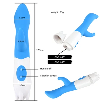 Silikonski Vibrator Vibratorji Sex Igrače za Ženske Bodeče G-spot Massager Izdelke, povezane s spolnostjo Klitoris Analni Dvojno Motornih Vibracije Stimulator