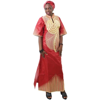MD Haljo Africaine Femme 2020 Dashiki Ankara Obleke, Ženske Bazin Riche Vezenje Boubou Ženska Afriške Turban Ženske Oblačila