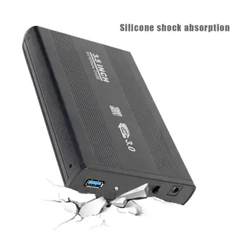 3.5 palčni SSD Trdi Disk Ohišje Odlično Trpežne Aluminijaste Zlitine in ABS, 5-Gbps Zunanji USB 3.0, da SATA Port HDD Primeru