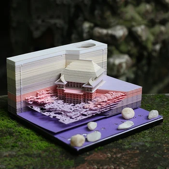 DIY 3D Papir Kiparstvo Model Zgradbe Kiyomizu Tempelj (Post-it) Ugotavlja, Kulturno in Ustvarjalno Darilo
