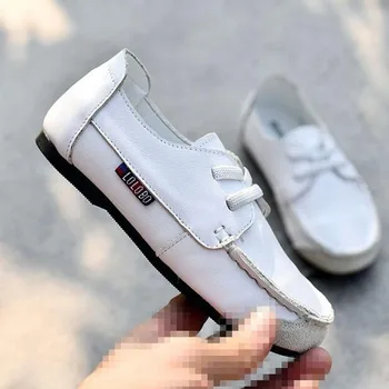 Otroci pravega usnja čevlji dekleta priložnostne čevlji fantje črni usnjeni čevlji uspešnosti majhnimi belimi čevlji